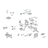 OEM 2014 Toyota Land Cruiser Latch Diagram - 58908-60040