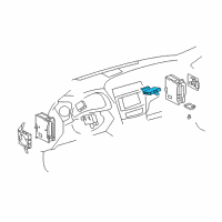 OEM 2013 Lexus IS350 Computer Assembly, Power Diagram - 89670-53091