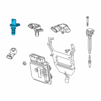 OEM 2015 Dodge Dart Sensor-Crankshaft Position Diagram - 68153903AC