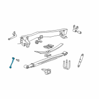 OEM 2019 Ford F-350 Super Duty Stabilizer Link Diagram - F81Z-5K484-AA