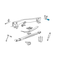 OEM 1999 Ford F-350 Super Duty Spring Assembly Bushing Diagram - E8TZ-5781-B