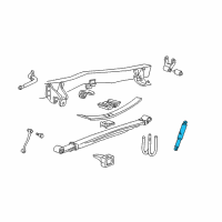 OEM Ford F-350 Shock Diagram - AU2Z-18V125-BD