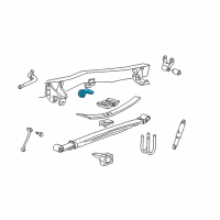 OEM 2002 Ford F-350 Super Duty Upper Mount Diagram - F81Z-5700-CA