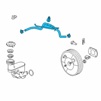 OEM Honda Passport Tube Assy., Master Power Diagram - 46402-TZ5-A11