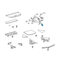 OEM 2009 Toyota Venza Cup Holder Diagram - 64745-0T010-B0