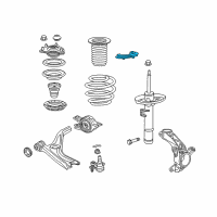 OEM 2021 Honda Civic Rubber, Spring MT LWR Diagram - 51694-TBA-A01