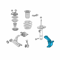 OEM 2021 Honda Civic Knuckle Right Front Diagram - 51211-TBC-A01