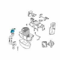 OEM 2007 Lexus LX470 Valve, Rear Cooling Unit Expansion Diagram - 88515-60160