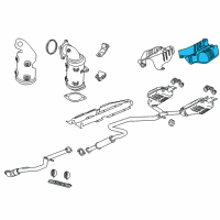 OEM Buick Regal TourX Heat Shield Diagram - 23333241