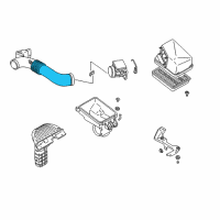 OEM Chrysler Air Inlet Duct Diagram - MR323265