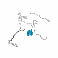 OEM 2008 Hyundai Entourage Pump Assembly-Power Steering Oil Diagram - 57110-4D200