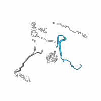 OEM Hyundai Entourage Hose Assembly- Pressure Diagram - 57510-4D600