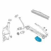 OEM 2015 Toyota Avalon Front Motor Diagram - 85110-06120