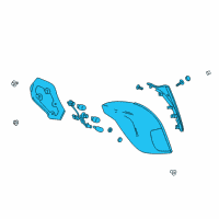 OEM 2018 Buick Encore Tail Lamp Assembly Diagram - 42698967