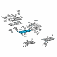 OEM 2011 Lexus HS250h Pan, Front Floor, LH Diagram - 58112-47900