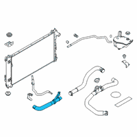 OEM Nissan Altima Hose-Lower Diagram - 21503-6CA0A