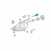 OEM 2009 Honda S2000 Socket (T10) Diagram - 34301-S2A-003