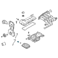 OEM Nissan Rogue Sport Plug-Drain Diagram - 11128-01M1A