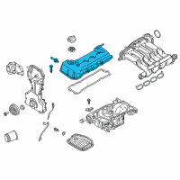 OEM 2019 Nissan Rogue Sport Cover Assembly - Valve Rocker Diagram - 13264-4BB2B