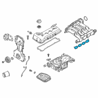 OEM 2021 Nissan Rogue Sport Gasket-Intake Manifold Diagram - 14035-4BT0A