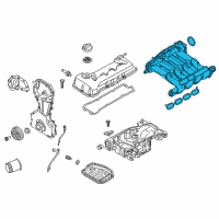 OEM 2018 Nissan Rogue Sport Manifold Assy-Intake Diagram - 14001-4BT0A