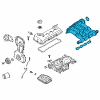 OEM 2017 Nissan Rogue Manifold Assy-Intake Diagram - 14001-4BT0A