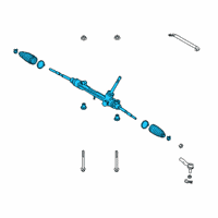 OEM 2021 Lexus UX250h Steering Gear Assembly Diagram - 45510-76060