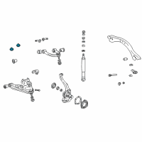 OEM 2004 Toyota Land Cruiser Spring Bumper Diagram - 48304-60100