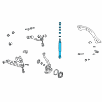 OEM 2007 Toyota Land Cruiser Shock Diagram - 48511-69585