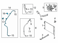 OEM Nissan Versa Pipe Assembly-Front Cooler, High Diagram - 92440-5RL0A