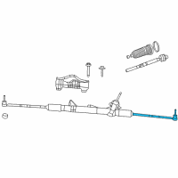 OEM 2014 Ram C/V Tie Rod-Outer Diagram - 68156146AA