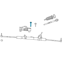 OEM Dodge Bolt-HEXAGON Head Diagram - 6509570AA