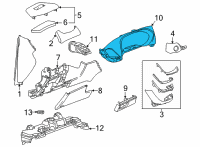 OEM 2022 Buick Envision Cluster Bezel Diagram - 84905749
