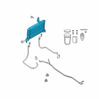 OEM 2009 Ford E-250 Oil Cooler Diagram - 9C2Z-7A095-A