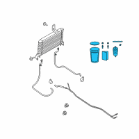 OEM 2006 Ford F-150 Filter Assembly Diagram - XC3Z-7B155-F