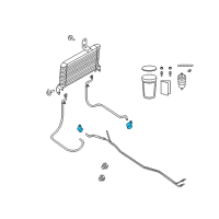 OEM Ford E-250 Tube Assembly Clamp Diagram - -376240-S100