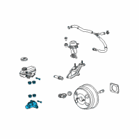 OEM 2011 GMC Terrain Master Cylinder Diagram - 20990924