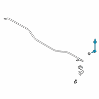 OEM Kia K900 Link Assembly-Rear STABI Diagram - 55530D2000