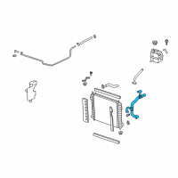 OEM 2008 Saturn Vue Hose, Radiator Outlet Diagram - 19130270