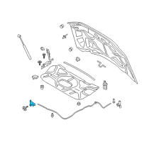 OEM 2018 Ford F-250 Super Duty Latch Diagram - HC3Z-16700-F