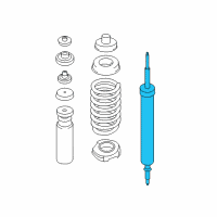 OEM BMW X1 Rear Shock Absorber Diagram - 33-52-6-855-243