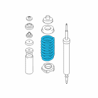 OEM 2014 BMW X1 Rear Coil Spring Diagram - 33-53-6-790-119