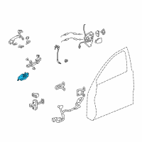OEM Acura Handle Assembly, Passenger Side Inside (Graphite Black) Diagram - 72120-SJA-013ZB