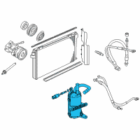 OEM 2004 Ford Crown Victoria Dehydrator Diagram - 6W3Z-19C836-B