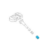 OEM 2020 Hyundai Accent Nut-TPMS Diagram - 52934-D4100