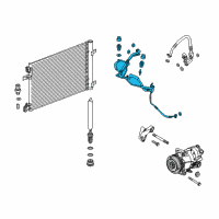 OEM Buick Pressure Hose Diagram - 13448376