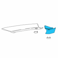 OEM 2015 BMW i8 COVER COLUMN B RIGHT Diagram - 51-43-7-350-806