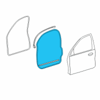 OEM 1996 Ford Taurus Weatherstrip Diagram - F6DZ-5420530-A