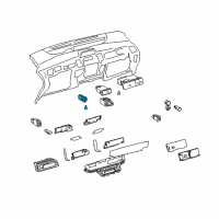 OEM 2009 Toyota Prius Power Switch Diagram - 89611-47010