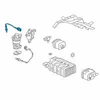 OEM 2010 Acura RL Sensor, Front Laf Diagram - 36531-RKG-A01